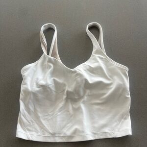 Lululemon white tank top size 4